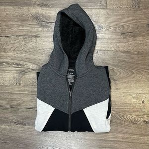 13. Sonoma Neutral zip-up sweatshirt with Faux fur lining (with hood)
